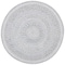 Safavieh 7 x 7 ft. Cape Cod Round Area Rug, Grey CAP221F-7R - alternate 1